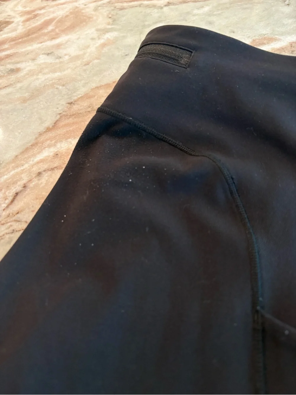 Lululemon Black Leggings Size 6 Speed Up Tight Full-On Luxtreme Side Pockets - Picture 3 of 7